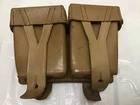 Mosin Nagant Rare Ammo Double Pouch Dated Leather Original Soviet Russian German