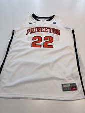 Game Worn Used Princeton Tigers Nike Basketball Jersey Size Large #22