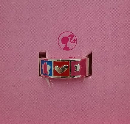 Sortija para niñas Barbie en plata de ley