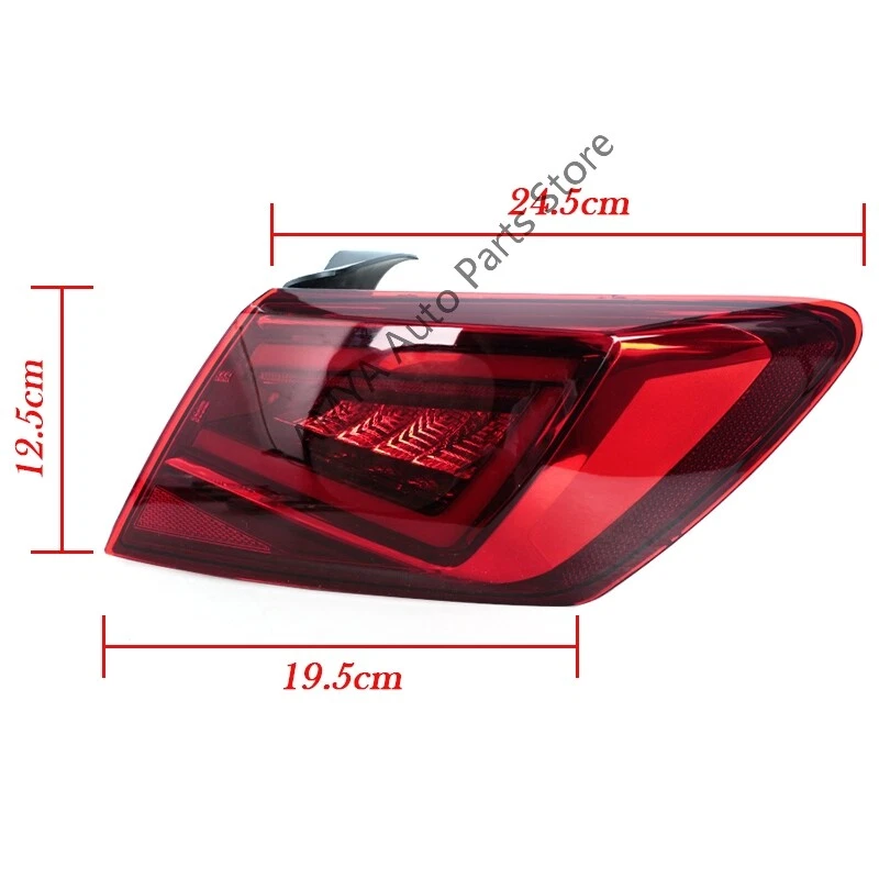 Luz trasera izquierda para Seat Leon 2013-2020 luz señal de giro lámpara freno Foto 3 de 4