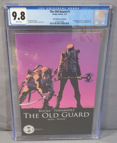 THE OLD GUARD #1 (Blind Box 25th Anniversary Variant) CGC 9.8 Image Comics 2017