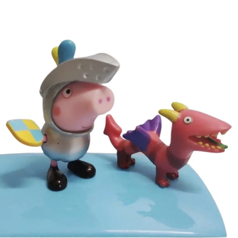 Raro GC: Dragón de Fuego y Caballero George en Escudo de Armadura de Plata, De Colección 2012 Foto 4 de 4