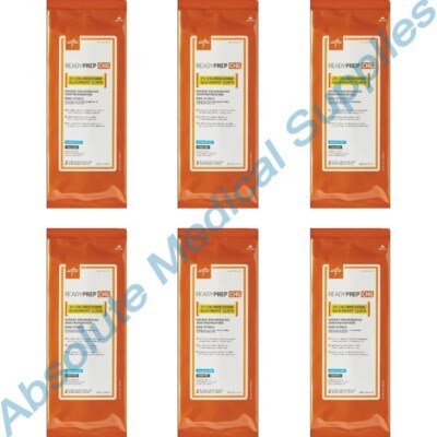 *6-Packs* Medline ReadyPrep CHG 2% Chlorhexidine Gluconate Cloth MSC098CHG