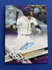 Carlos Asuaje - 2017 Topps Chrome Purple Refractor Auto #200/250 