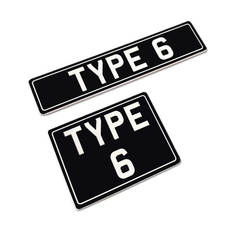 1:12 Maßstab UK British RC Mini Kunststoff Nummernschild Platten Paar Führerschein Auto Drift - Bild 9 von 9