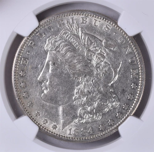1884-S Morgan Silver Dollar - NGC AU50 