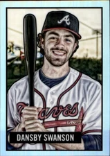 2017 Bowman Chrome '51 Bowman REFRACTOR #18 Dansby Swanson ATLANTA BRAVES