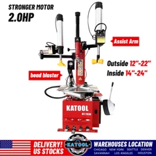 2.0 HP Tire Changer Machine with Bead Blaster Rim Clamp 14''-24'' Tire Changer