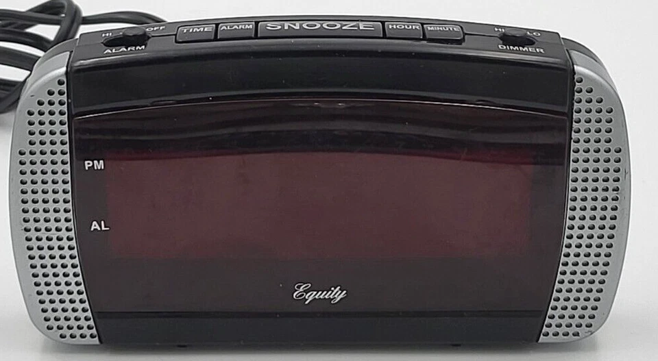 Equity Alarm Clock Model 30240 5x2x2.5 Inches - Used/Tested/Works - Image 2 of 4