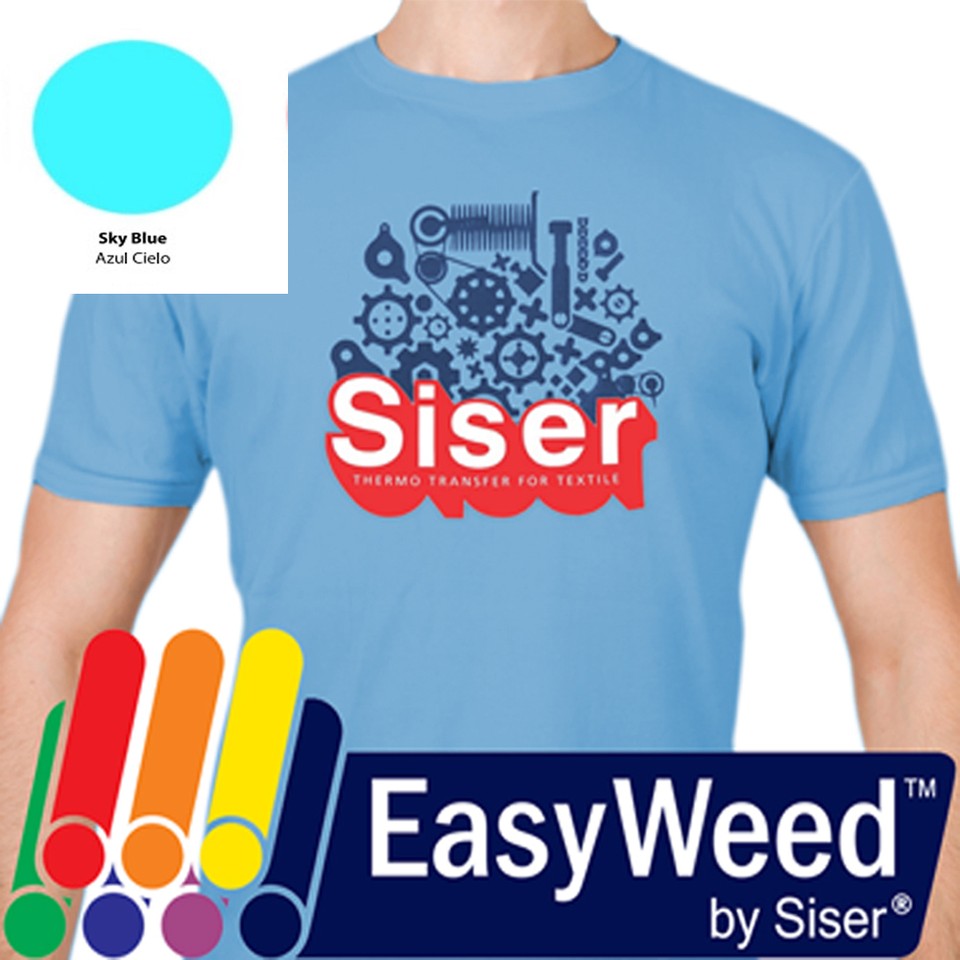 SISER EasyWeed Heat Transfer Vinyl HTV - 15" x 5 Yard Roll T-shirt