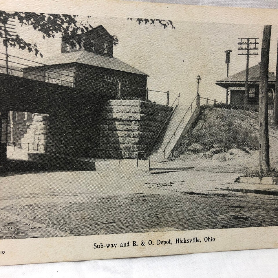 OhioHicksville B. & O. Railroad Depot Not Used eBay