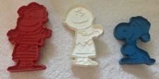 United Feature Syndicate Peanuts Xmas Cookie Cutters-Snoopy/Charlie Brown/Linus
