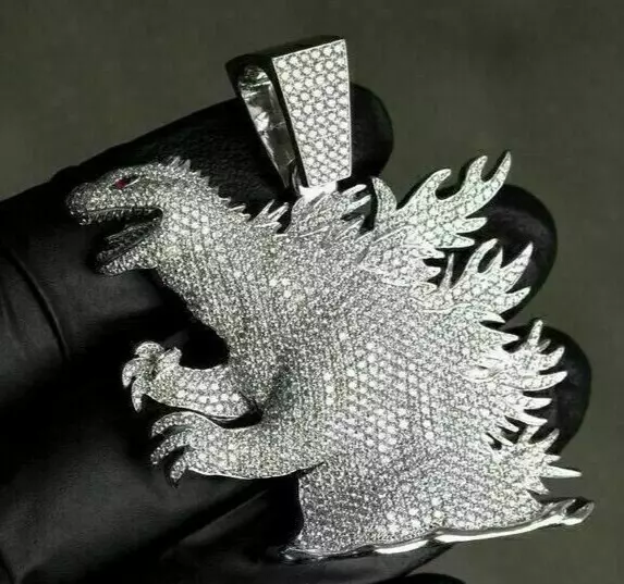 Lab diamond hip hop pendant clearance