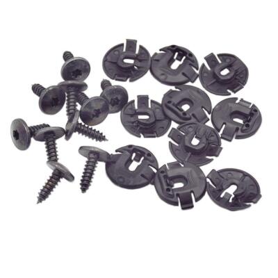20er Set YOU.S Radhaus Befestigungs Clips Klammern + Torx Schrauben für Audi VW