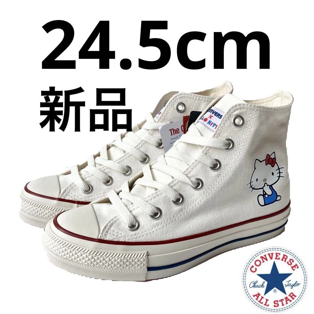 US 5.5 Converse converse AS HI HELLOKITTY Hello Kitty ladies shoes kids 24.5cm