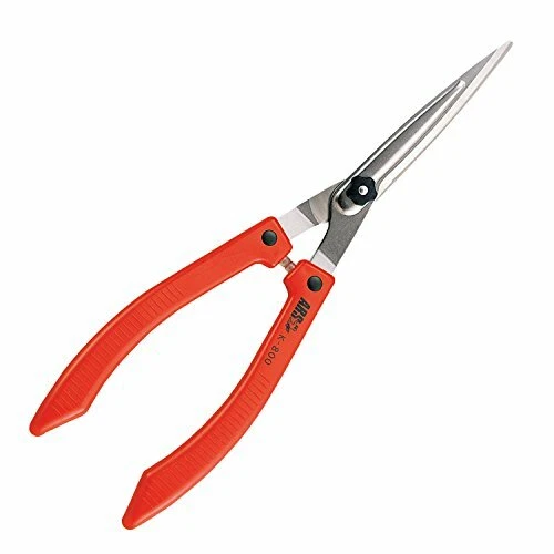 Cisailles à haies de jardinage légères ARS rouges K-800-R neuves du Japon - Photo 1/1