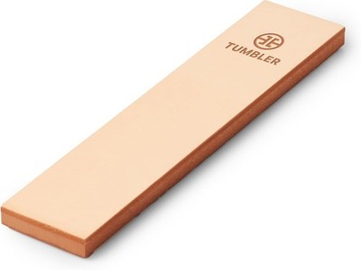 Tumbler Leather Strop for Knife ening - Knife pan for Tumbler