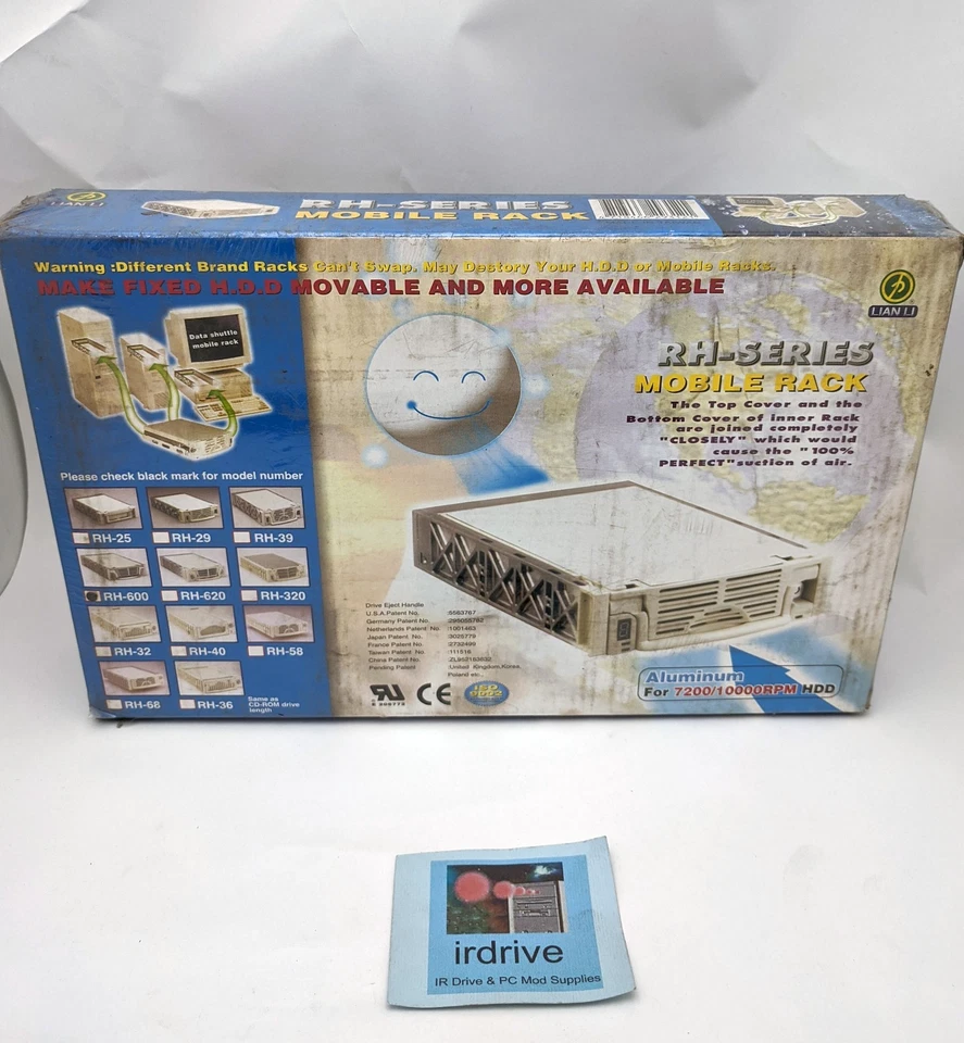 Lian Li RH-600 Removable Frame 3.5” fo Hard Drive Aluminum U2 W-SCSI Mobile Rack - Image 3 of 4