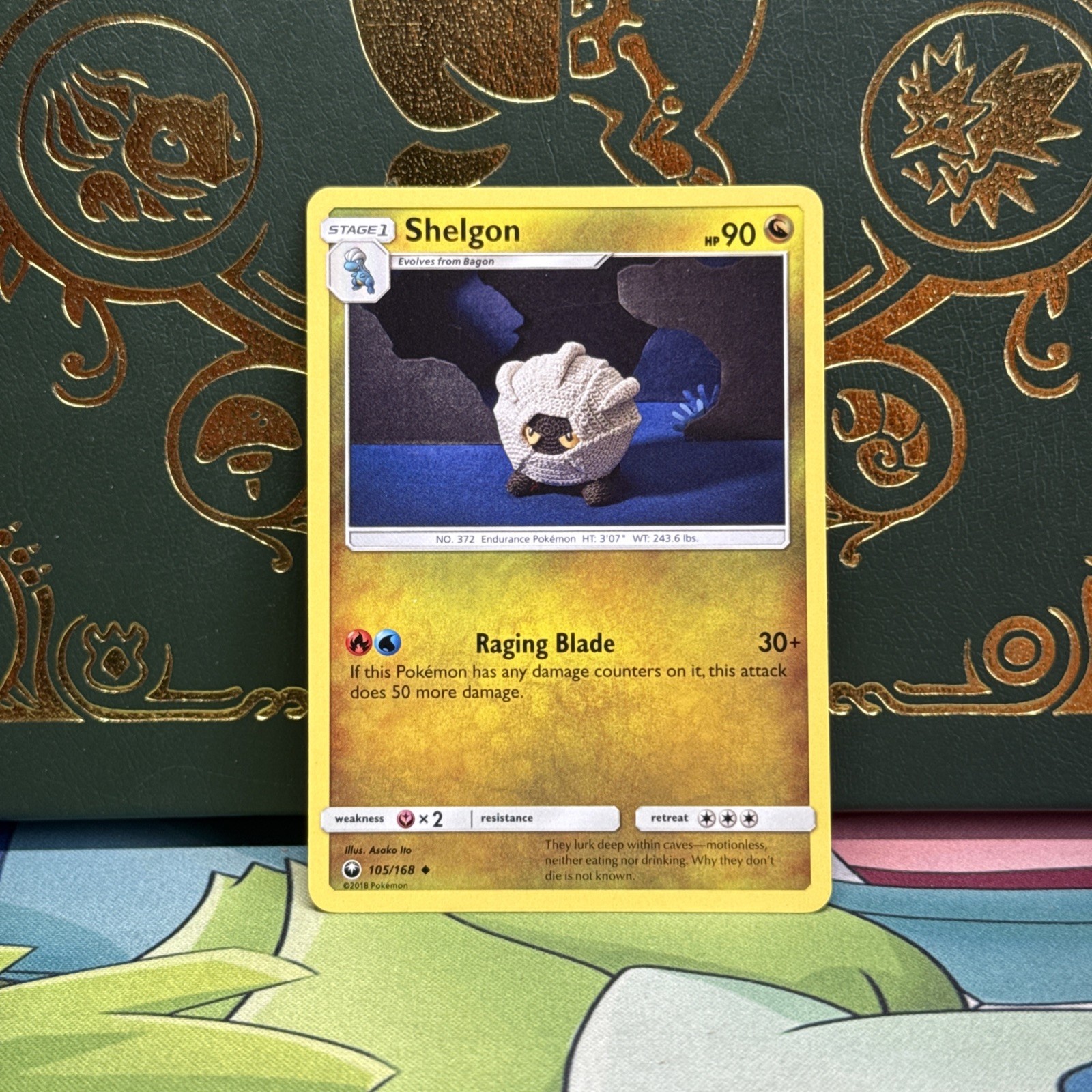 Shelgon 105/168 Uncommon Celestial Storm Pokemon Near Mint