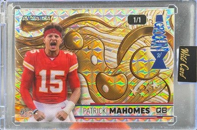 Patrick Mahomes Wild Card Aluminations 2026 Kansas City Chiefs AG-PM 1/1 Insert