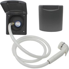 ABL Wasser Außensteckdose Außendusche Wohnmobil Wohnwagen Camper grau