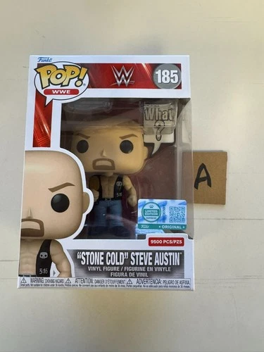 Funko Pop! WWE - "STONE COLD" STEVE AUSTIN - WWE - EE Exclusive LE9500 - 185 (A)