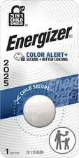 Energizer 2025 3V Lithium Coin Batteries 1Pack 3-in-1 Child Shield