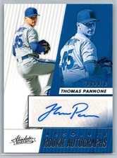 2019 Panini Chronicles #ARA-TP Thomas Pannone Absolute Rookie Autographs