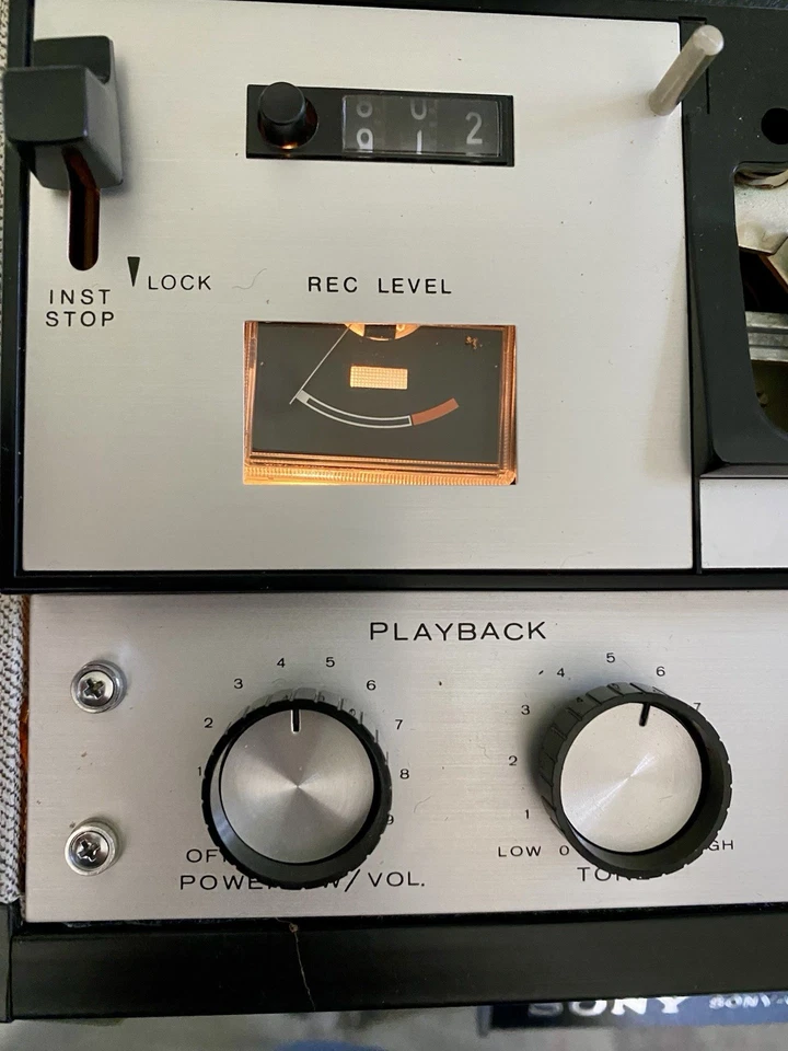 Rare 1970s Sony Demo Reel to Reel Tapecorder TC-105 Very Clean Needs Service - image 4 of 4