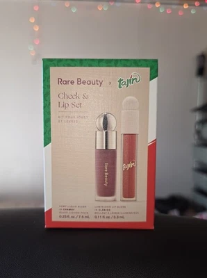 Rare Beauty x Tajin Soft Pinch Blush Chamoy & Positive Light Lip Gloss Clasico