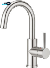 Bar Sink Faucet  Bathroom Kitchen Faucet Brushed Nickel Pre Wet Small Mini