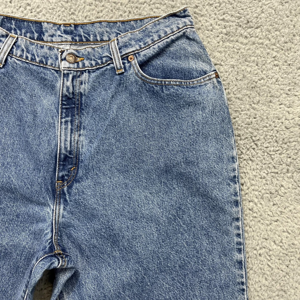 Vintage Levi's Jeans Womens 33W 33L High Rise Tapered Leg Denim Red Tab Mom 90s - Image 4 of 4