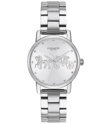 Coach Silver Stainless Steel Women’s Bracelet Watch - Silver Dial 7463006a.jpg?sw=800&sh=800&sm=fit main image 3
