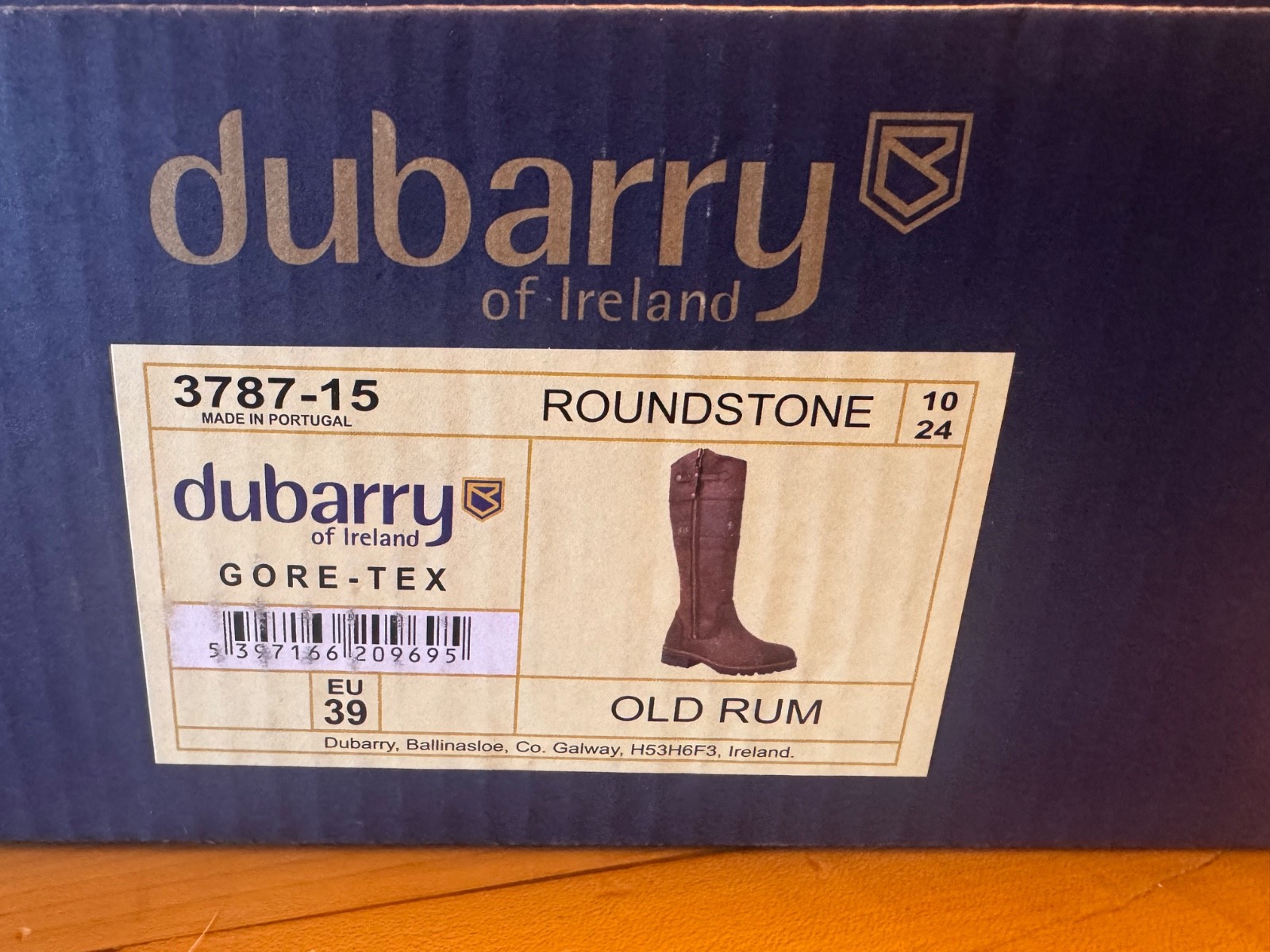 Dubarry Roundstone Equestrian Boots NWT Size 8 image 2