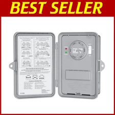 Outdoor Digital Timer Box for Pool Pumps & Water Heaters – 40A Max, Dual Voltage