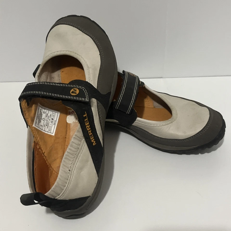 Merrell Barefoot Pure Glove Zapatos Acacia Mujer’s 6 Suela Vibram Marfil Multi Correa Foto 3 de 4