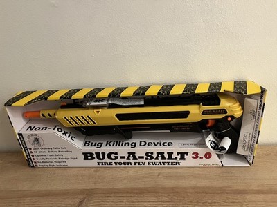 Bug-A-SALT 3.0 Yellow Salt Gun for Flies Non-Toxic Pop-Up Sight Indoor Outdoor