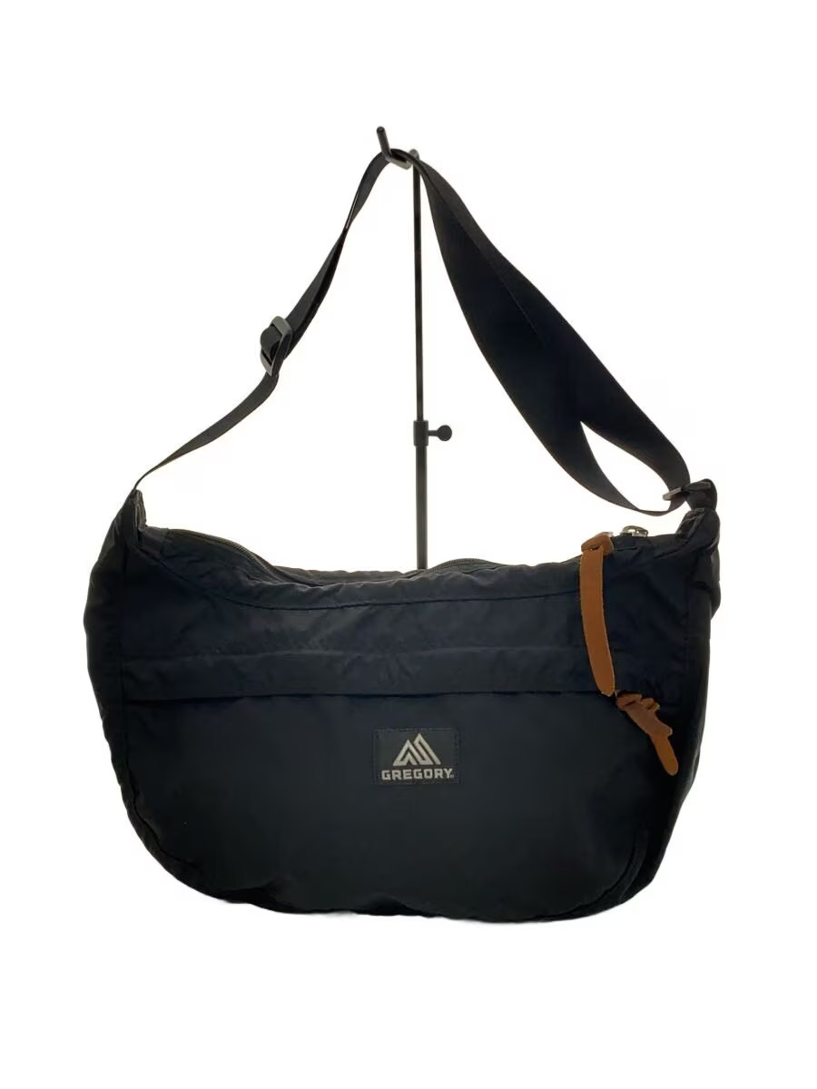 GREGORY Shoulder Bag Black All-over Pattern