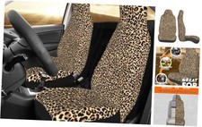 Car Seat Covers Set of 2 Car Accessories, Cheetah Print Car Seat Leopard