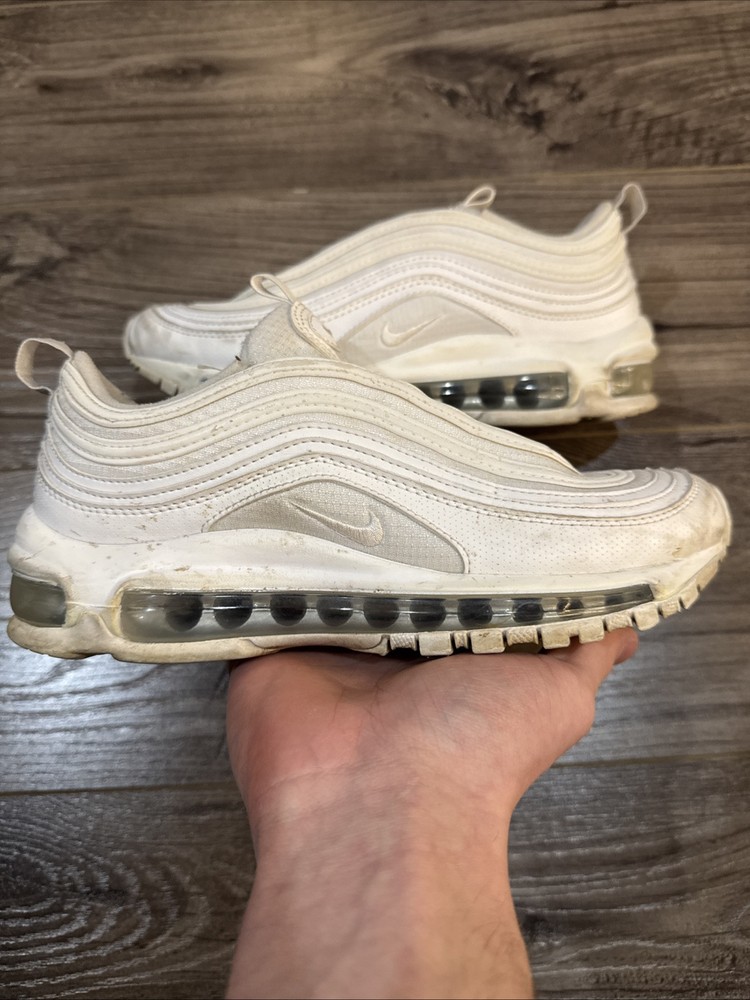 Nike Air Max 97 Triple White Sneakers in Size 4.5
