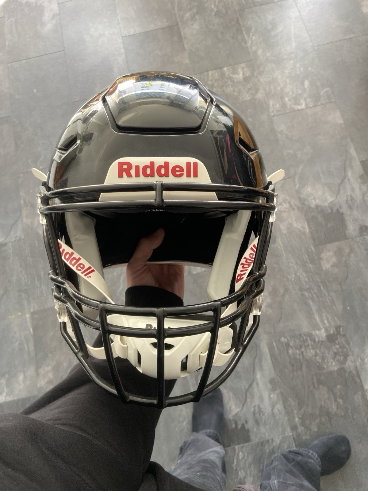 Riddell Speedflex Helm, Schwarz Gr.L