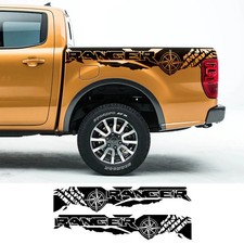 2pcs Car Stickers Tire Print Compass Off Road Vinyl Graphics Pickup Truck Decals 2pcs Car Stickers Tire Print Compass Off Road Vinyl Graphics Pickup Truck Decals