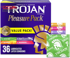 Trojan Lubricated Condom Pleasure Pack - 36 Count for sale online | eBay Trojan Lubricated Condom Pleasure Pack - 36 Count for sale online | eBay