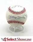 SIGNED AUTO TRIPLE CROWN WINNERS MANTLE-WILLIAMS-YASTRZEMSKI BASEBALL W/ LOA JSA