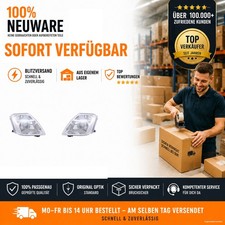 Scheinwerfer Set passend für Citroen C2 09/2003 - H4 Links Fahrerseite & Rechts