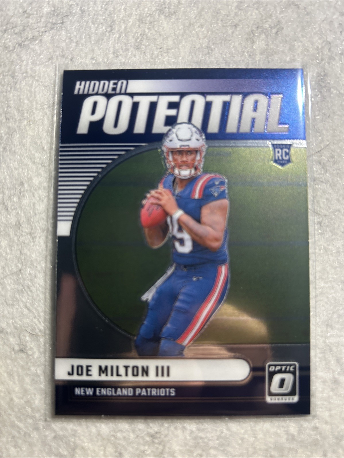 2024 Panini Donruss Optic - Hidden Potential Joe Milton III #1 (RC)