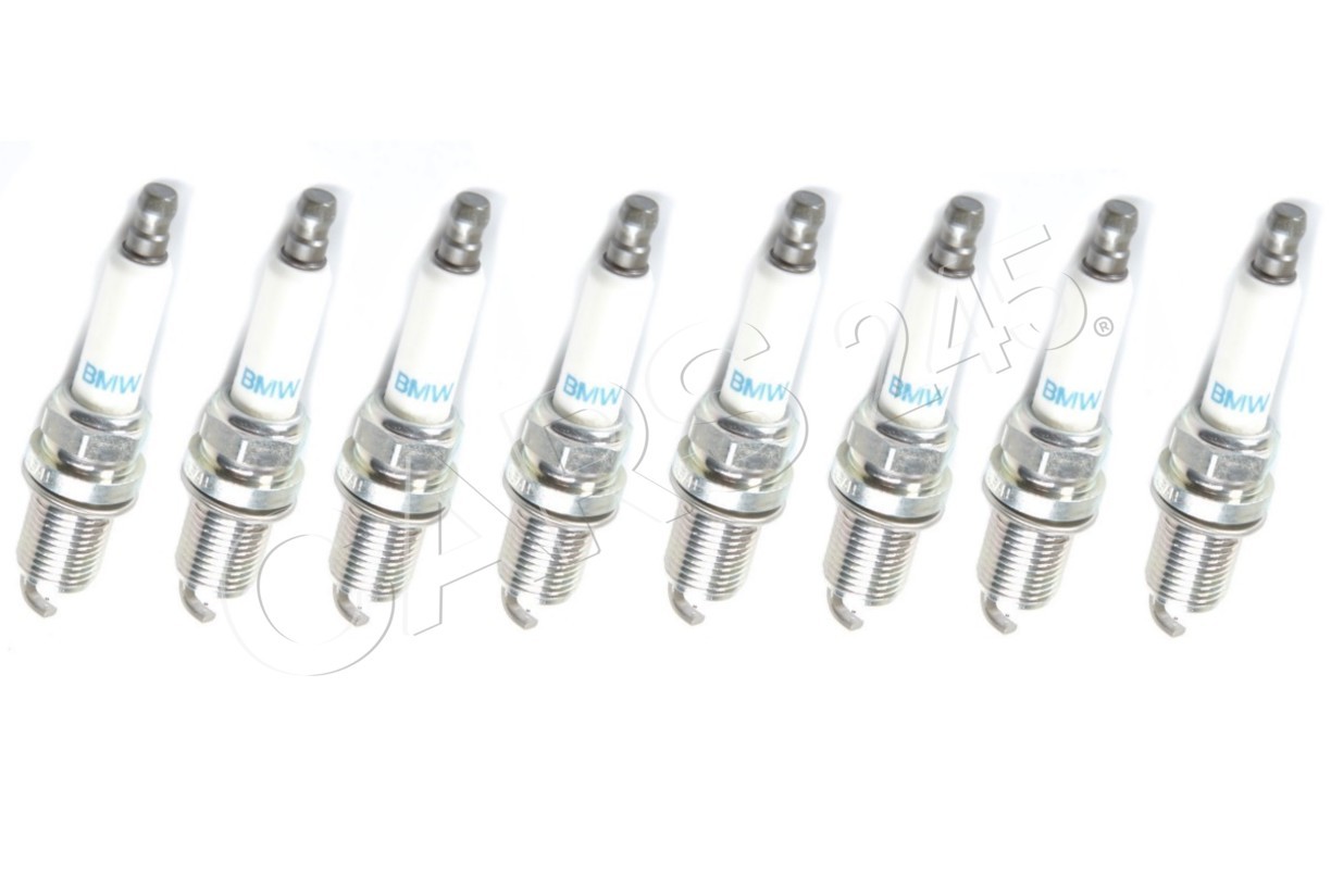 Genuine BMW Spark Plug High Power 8Pcs X1 X3 X5 Z4 E46 E53 E60 12122158252