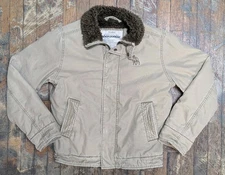 Vintage Y2K Abercrombie Fitch Adirondack Jacket Size XL Brown Faux Fur Coat