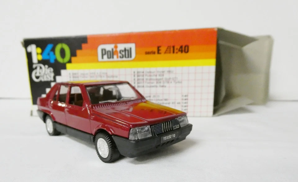 POLISTIL AUTO FIAT REGATA ROSSA SERIE E 2019 SCALA 1:40 CON SCATOLA - Immagine 3 di 4