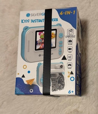 KIDS INSTANT Kamera SIL 4-IN-1 Kinderkamera Digitalkamera NEU